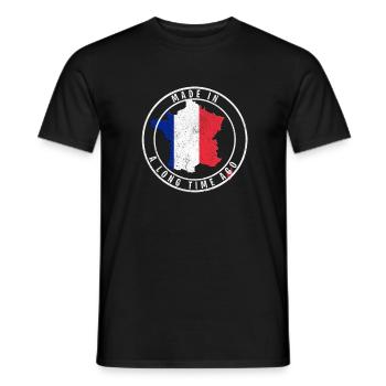 Made in France - Männer T-Shirt - Schwarz - Vorne - AI Model Male 178 light (178cm)