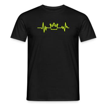 Roi - T-shirt homme - noir - Devant - AI Model Male 178 light (178cm)