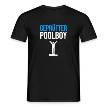 Poolboy - Männer T-Shirt - Schwarz - Vorne - AI Model Male 178 light (178cm)