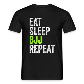 BJJ cadeau d'arts martiaux de Jiu Jitsu Brésilien - T-shirt homme - noir - Devant - AI Model Male 178 light (178cm)