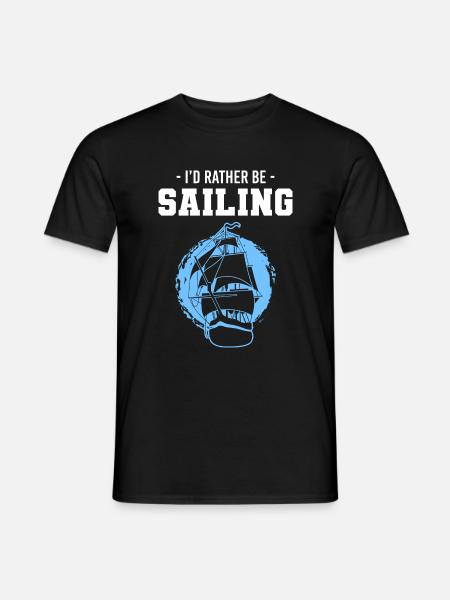 Ship Seemann See - Men's T-Shirt - black