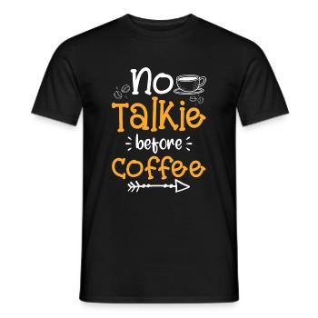 Coffee Bean Energy Early Riser Drink - Men's T-Shirt - black - Front - AI Model Male 178 light (178cm)