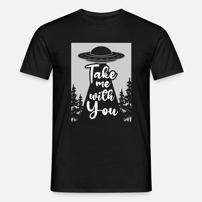 Alien Invasion Aliens - Männer T-Shirt - Schwarz