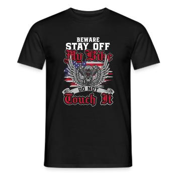 Nur Gucken Finger weg Einzelkind - Männer T-Shirt - Schwarz - Vorne - AI Model Male 178 light (178cm)