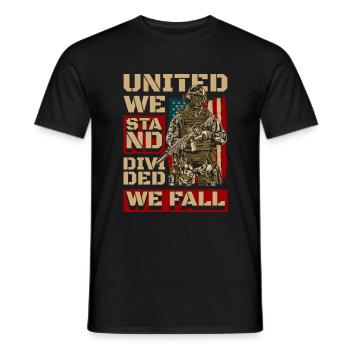 United States Patriot Tourismus - Männer T-Shirt - Schwarz - Vorne - AI Model Male 178 light (178cm)