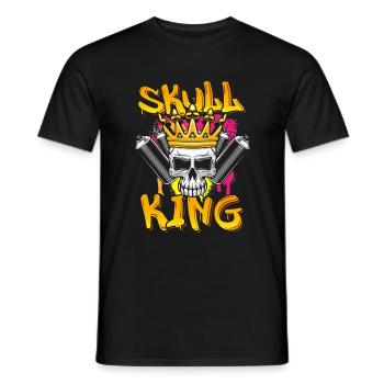 Street Art Wall Rap Street Style - Men's T-Shirt - black - Front - AI Model Male 178 light (178cm)