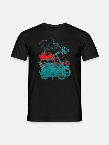 many swallows - Men's T-Shirt - black