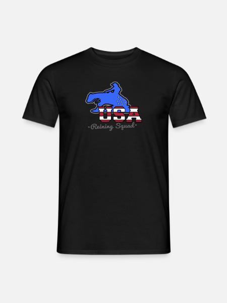 Reining Horse Sliding Stop - Western riding Gift - T-shirt homme - noir