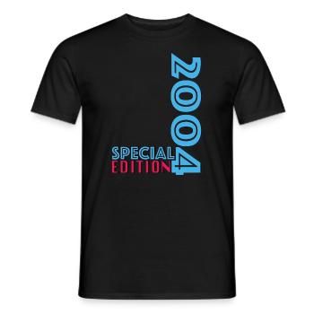 18 Anniversaire Jeunes Filles 18 ans 2004 - T-shirt homme - noir - Devant - AI Model Male 178 light (178cm)