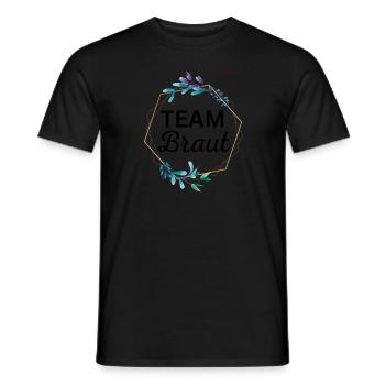 Team Braut JGA - Männer T-Shirt - Schwarz - Vorne - AI Model Male 178 light (178cm)
