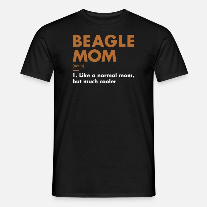 Beagle Mom Definition - Männer T-Shirt - Schwarz