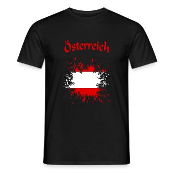 Österreich Austria österreich austria - Männer T-Shirt - Schwarz - Vorne - AI Model Male 178 light (178cm)
