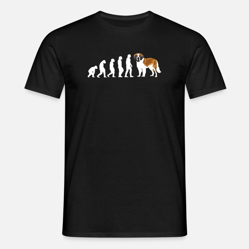 Evolution Saint Bernard - Men's T-Shirt - black