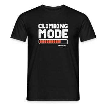 Climbing Mode Climbers Bouldering Climbing - Men's T-Shirt - black - Front - AI Model Male 178 light (178cm)