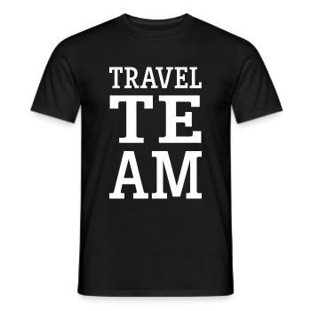 Rejse Team Rejse Rejser - Mænd T-shirt - sort - Foran - AI Model Male 178 light (178cm)