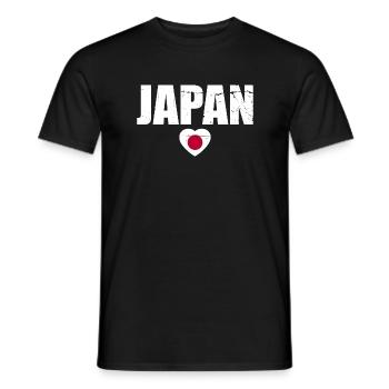 Japan Japanische Flagge Japaner - Männer T-Shirt - Schwarz - Vorne - AI Model Male 178 light (178cm)