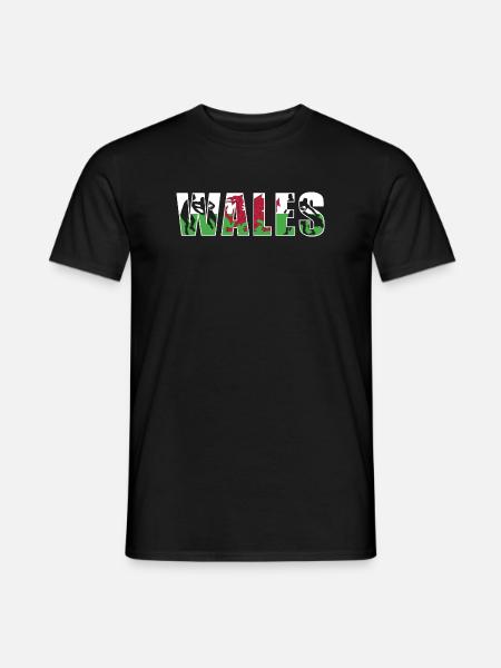 Wales Rugby - Men's T-Shirt - black