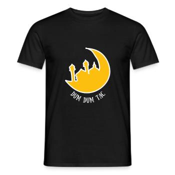 Arab Moon - Men's T-Shirt - black - Front - AI Model Male 178 light (178cm)