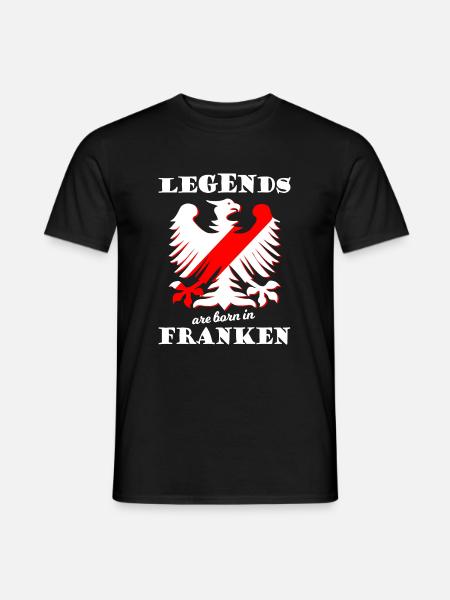 Die Franken aus Süddeutschland - Männer T-Shirt - Schwarz