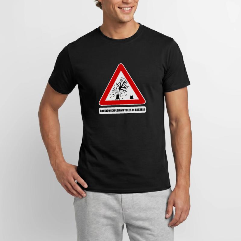 arbres qui explosent,  exploding trees Austria T-shirt homme