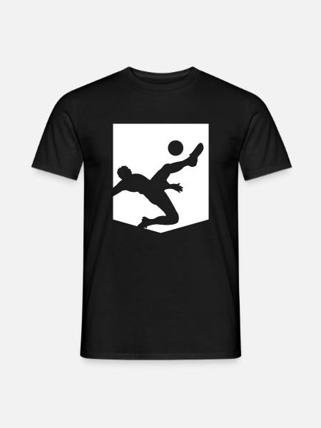 Simple football - Men's T-Shirt - black