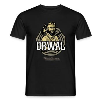 Holzfäller aus Polen Design - Männer T-Shirt - Schwarz - Vorne - AI Model Male 178 light (178cm)