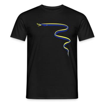 Poissons, Nez Moray - T-shirt homme - noir - Devant - AI Model Male 178 light (178cm)