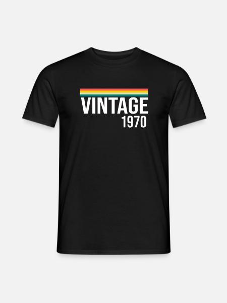 Millésime 1970 - T-shirt homme - noir
