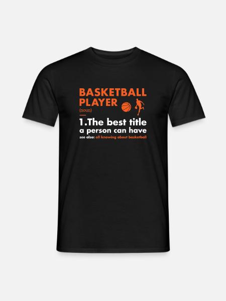Sport Player Definition Basketball - Men's T-Shirt - black