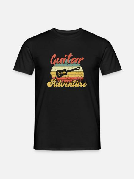 Guitar Adventure / Gitarre - Men's T-Shirt - black