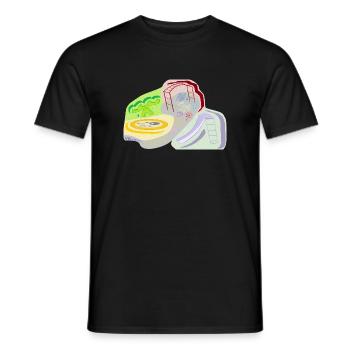 Spielplatz meines Geistes - Männer T-Shirt - Schwarz - Vorne - AI Model Male 178 light (178cm)
