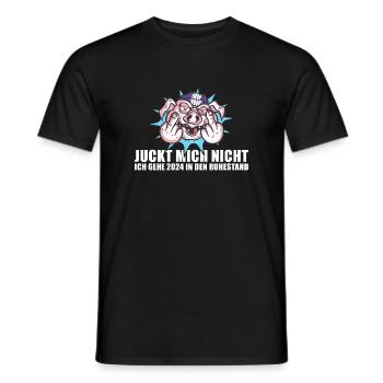 Juckt Mich Nicht Ich Gehe 2024 In Den Ruhestand - Männer T-Shirt - Schwarz - Vorne - AI Model Male 178 light (178cm)
