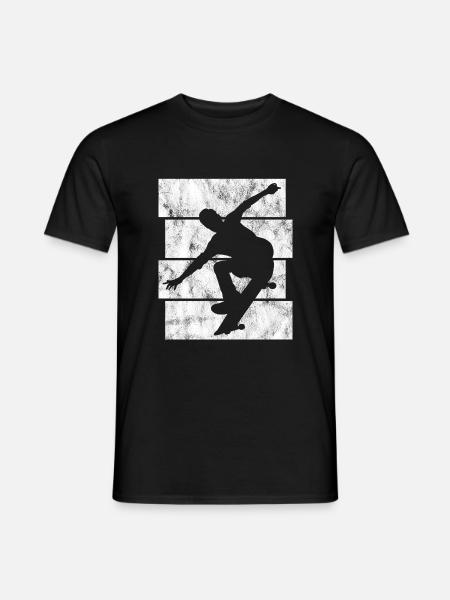 Skateboard Skateboarder Skater Skate Skateing - Men's T-Shirt - black