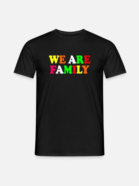 We are family - Men's T-Shirt - black