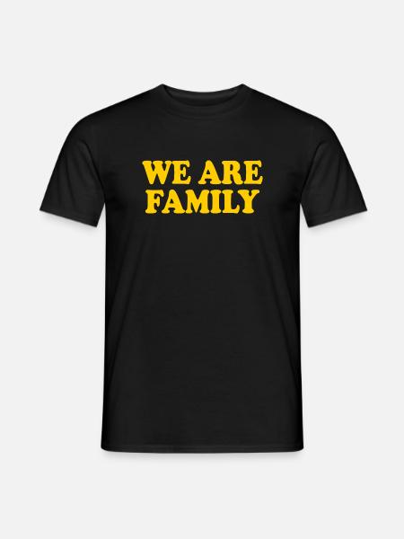 We are family - Men's T-Shirt - black