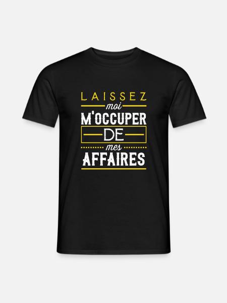 laissez moi - T-shirt homme - noir