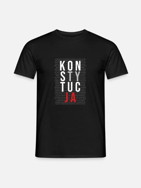Konstytucja Constitution | Poland, Polish, Polska - Men's T-Shirt - black