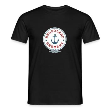 Helgoland Mer du Nord Allemagne du Nord Allemagne du Nord - T-shirt homme - noir - Devant - AI Model Male 178 light (178cm)