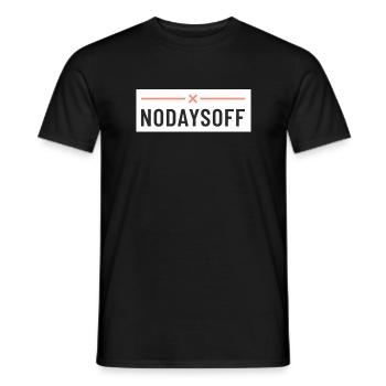 Logo 3 - Männer T-Shirt - Schwarz - Vorne - AI Model Male 178 light (178cm)