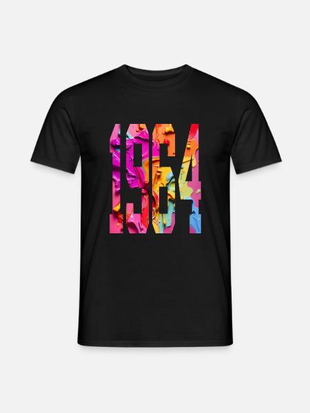 BUNT 62ND BIRTHDAY 1964 - Men's T-Shirt - black
