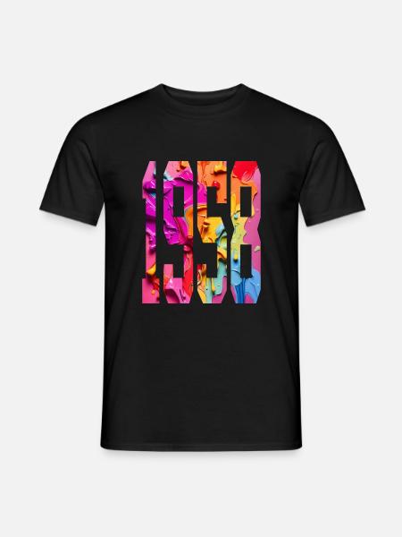 BUNT 68TH BIRTHDAY 1958 - Men's T-Shirt - black