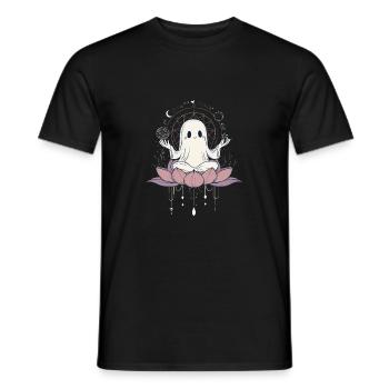 Geist Yoga Meditation Zen Namaste Lotus - Männer T-Shirt - Schwarz - Vorne - AI Model Male 178 light (178cm)