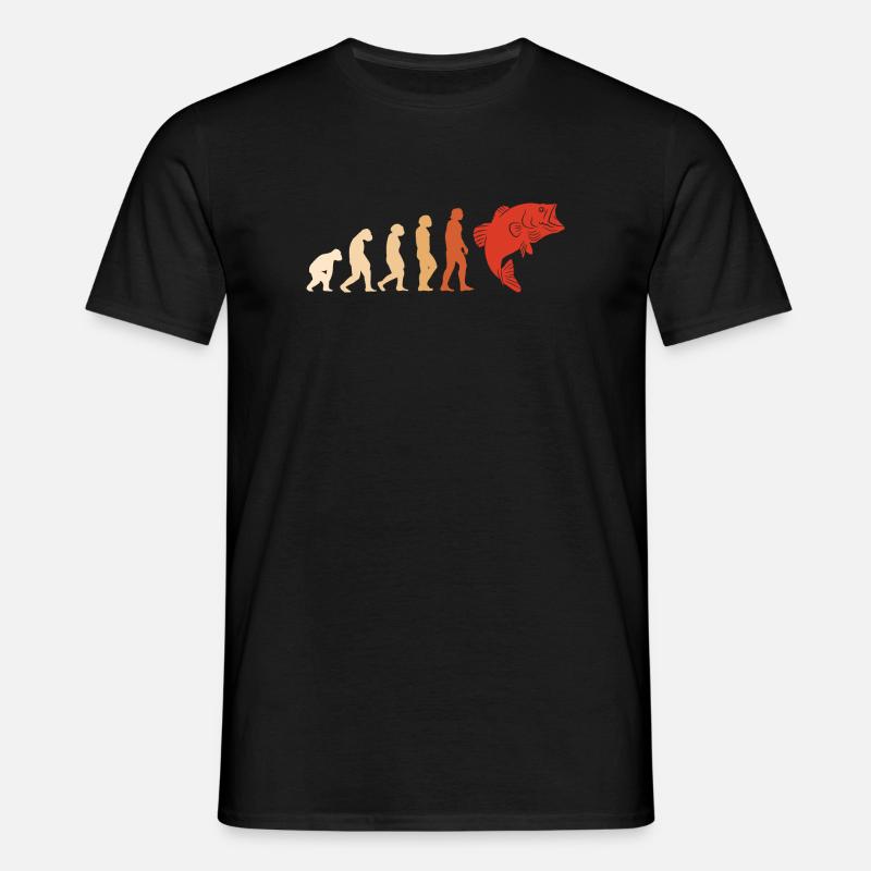 Fisher Evolution Pêche - T-shirt Homme - noir