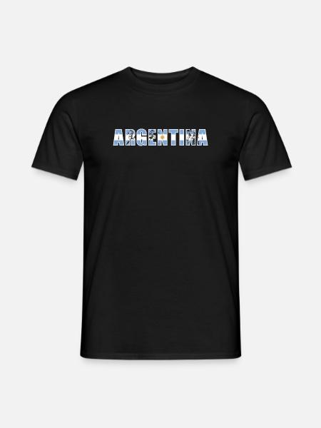 Argentina Rugby - Men's T-Shirt - black