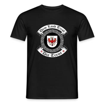 Dem Land Tirol die Treue - Männer T-Shirt - Schwarz - Vorne - AI Model Male 178 light (178cm)