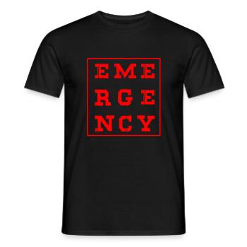Infirmière Médecin Infirmière Hôpital - T-shirt homme - noir - Devant - AI Model Male 178 light (178cm)
