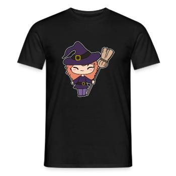 Witch - Men's T-Shirt - black - Front - AI Model Male 178 light (178cm)