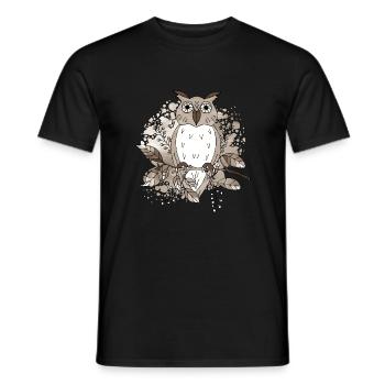 Vogel - Männer T-Shirt - Schwarz - Vorne - AI Model Male 178 light (178cm)