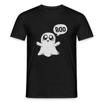 Angst einjagen Boo Geist - Männer T-Shirt - Schwarz - Vorne - AI Model Male 178 light (178cm)