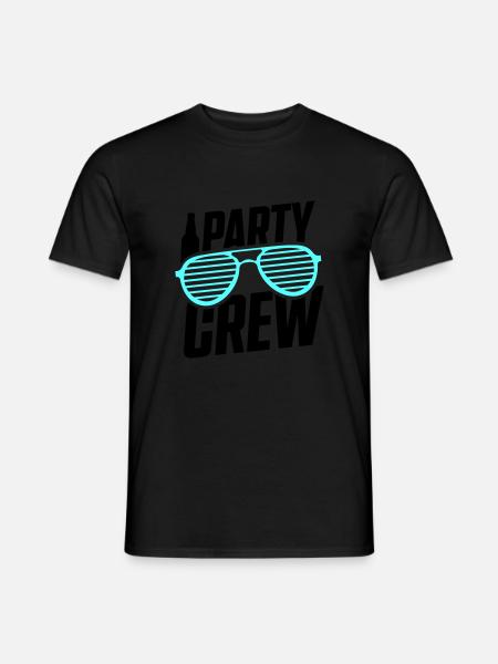 Équipe de fête - T-shirt homme - noir